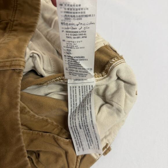 Hollister Classic Straight Khaki Pants Tan Chino Men's Size 28x30 - Picture 9 of 14